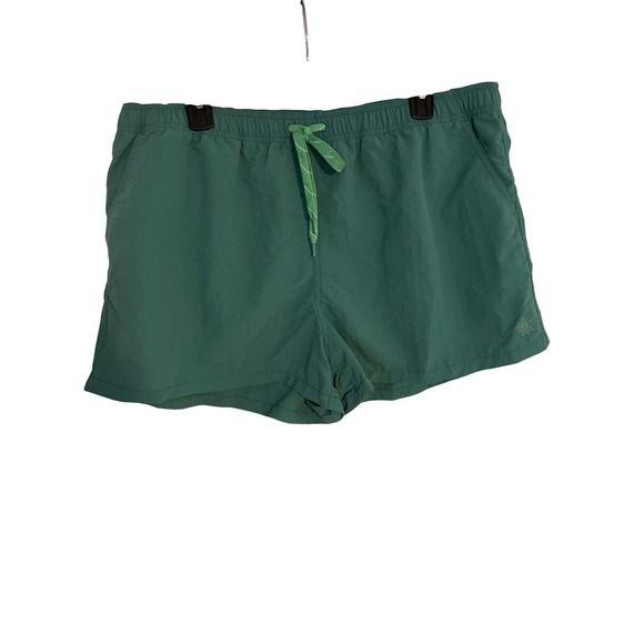 Alpine Design Pants - Alpine Design Womens XL 3 Inch Pull-On Shorts Enchanted Green Mid-Rise ADW24803